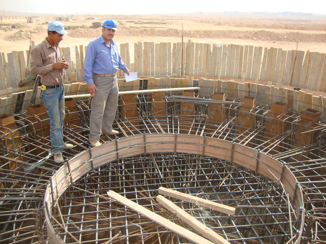Construction project — residential building in Syria