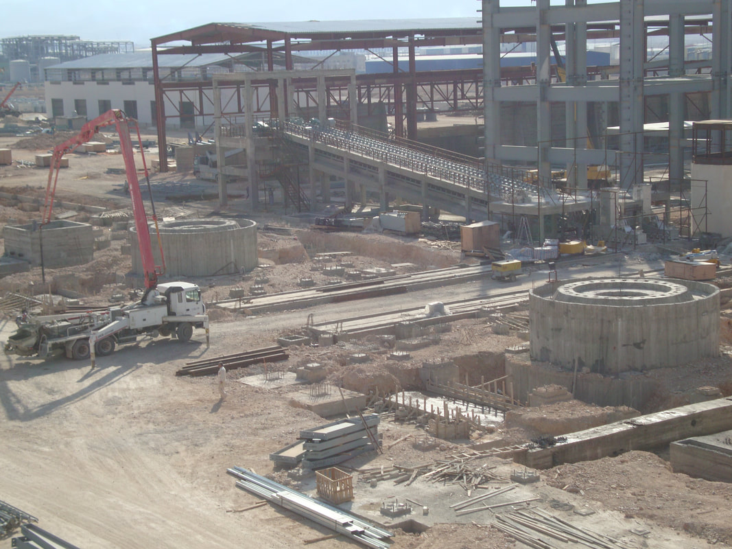 Construction progress — structural and finishing works